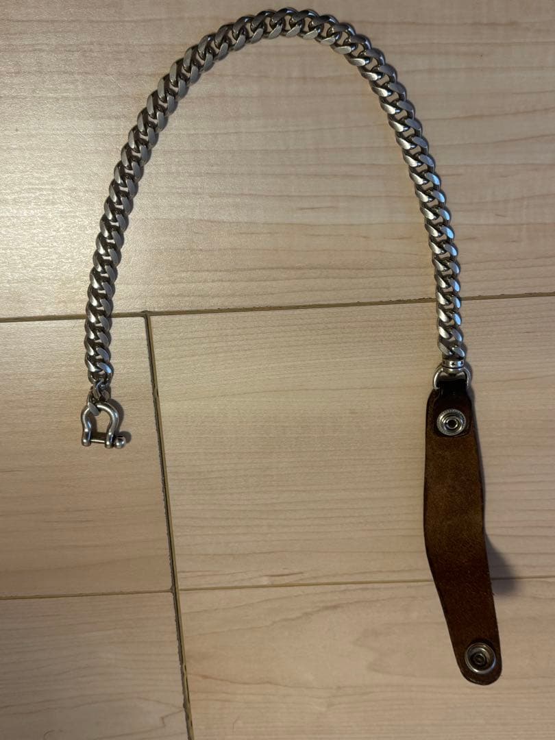 インセプション INCEPTION ウォレットチェーン レザー ブラウン　US