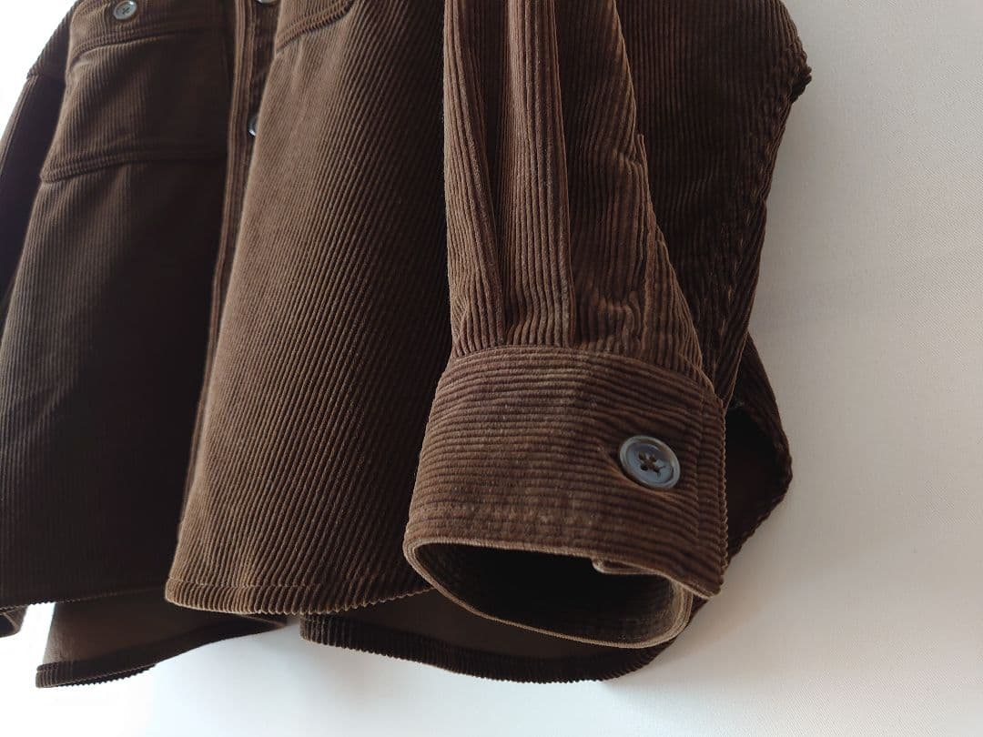 kaval カヴァル／shirt blouson (heavy corduroy