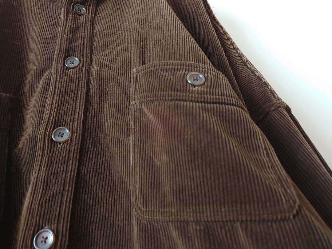 kaval カヴァル／shirt blouson (heavy corduroy