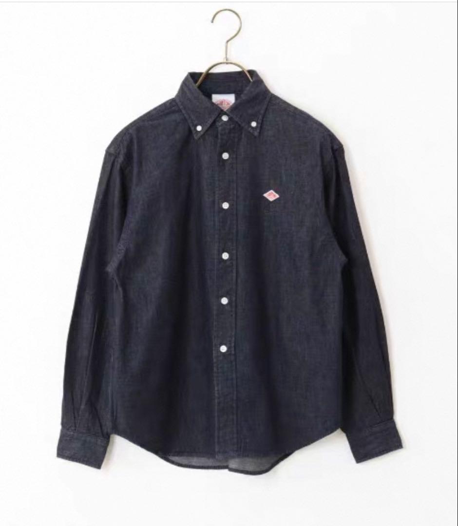【新品未使用】DANTON/ダントン デニムダンガリー ボタンダウンシャツ 36