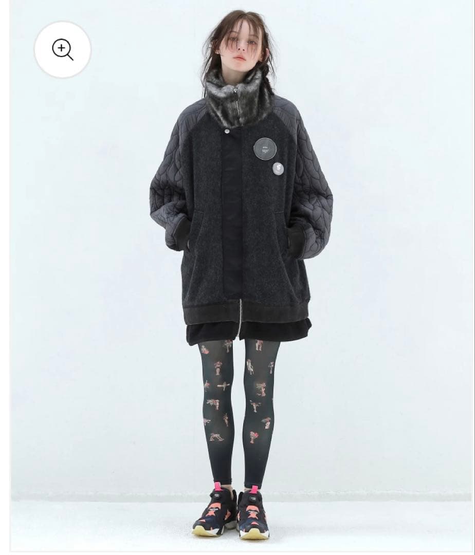 【新品未使用】bedsidedrama 今季ブルゾン 黒 サイズ2