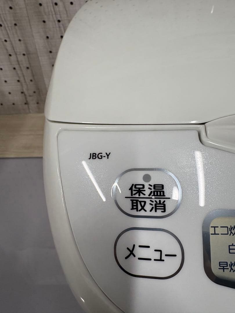 ⭐️1.2回使用品　TIGER JBG-Y 炊飯器 ホワイト