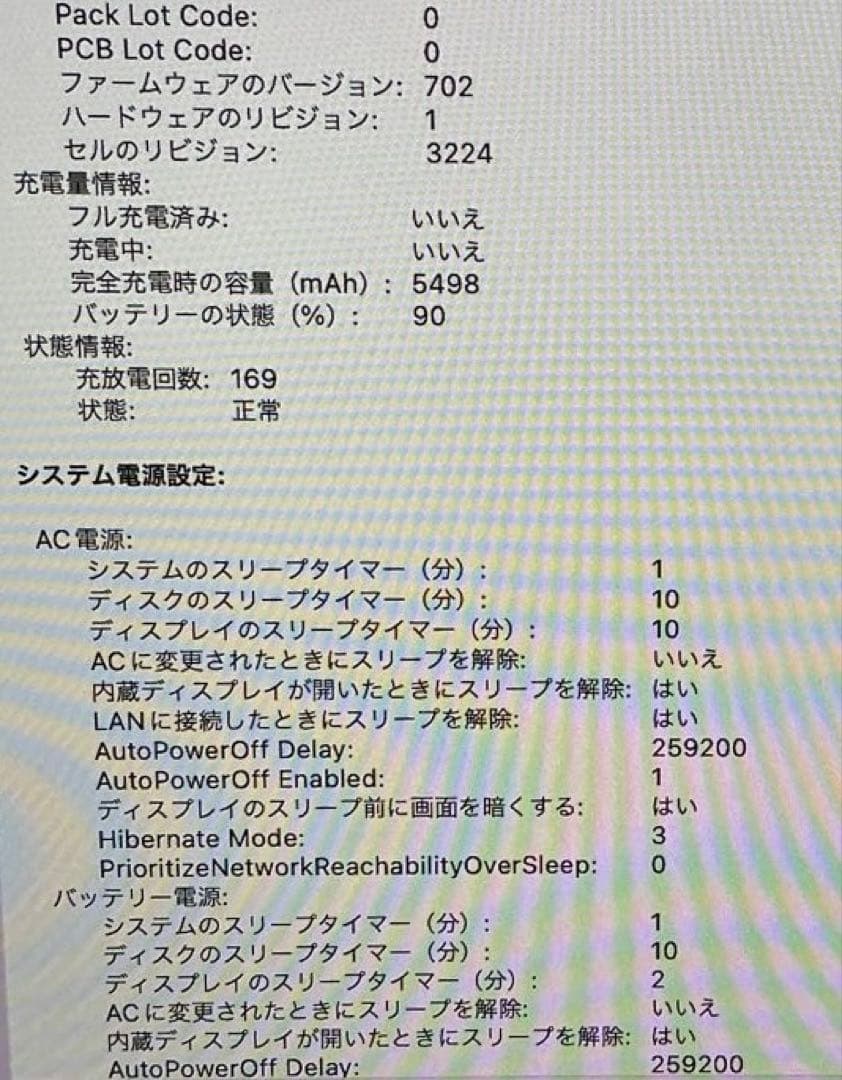 MacBookPro 13インチ Early 2015