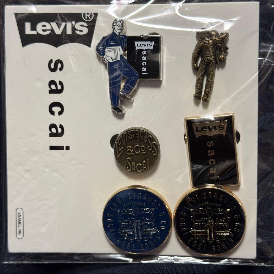 Levi's® x sacai Pins ピンズセット 6種類 ゴールド