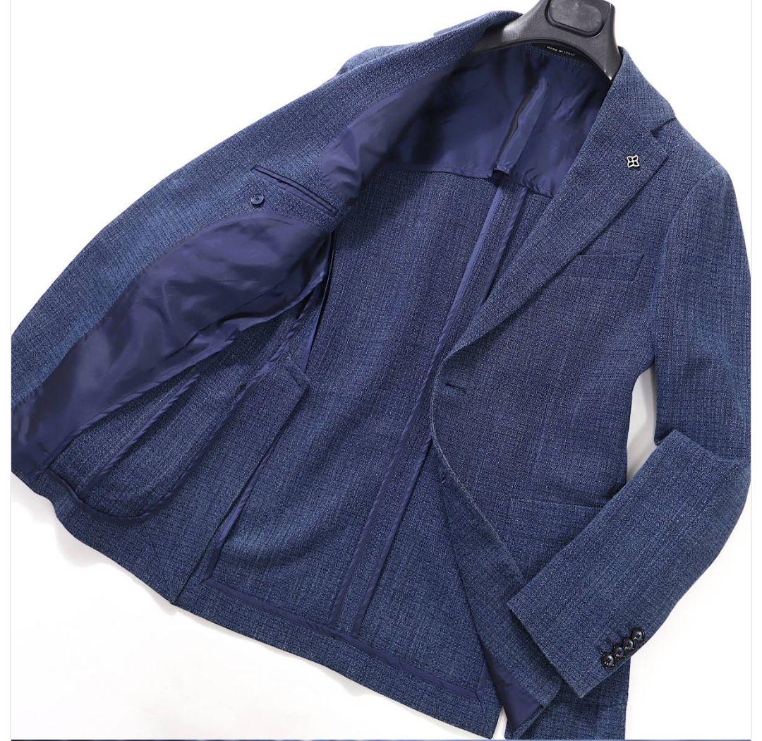 【値下げ依頼対応しました】タリアトーレ 44　ダークブルー シングルジャケット