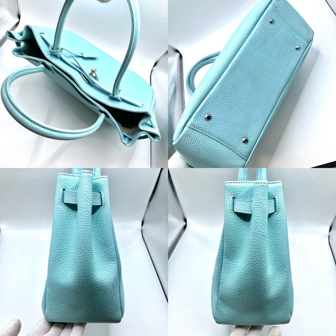 傳濱野 デンハマノ ミーティア ハンドバッグ トートバッグ ピュアクラルテ