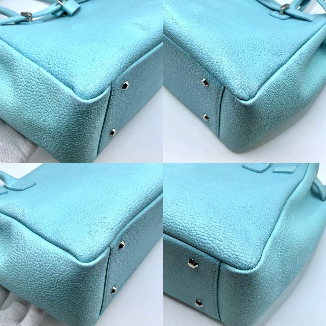 傳濱野 デンハマノ ミーティア ハンドバッグ トートバッグ ピュアクラルテ