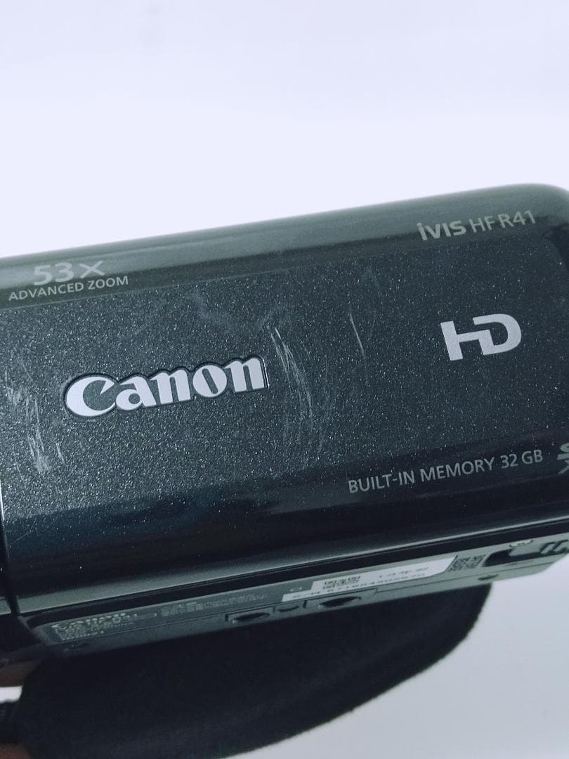 Canon ビデオカメラ iVIS HF R41 ブラック 動作品