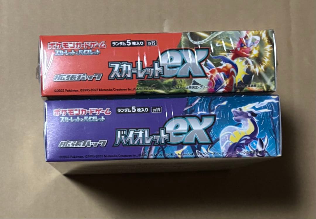 ポケモンカード シュリンク付き スカーレット バイオレット BOX