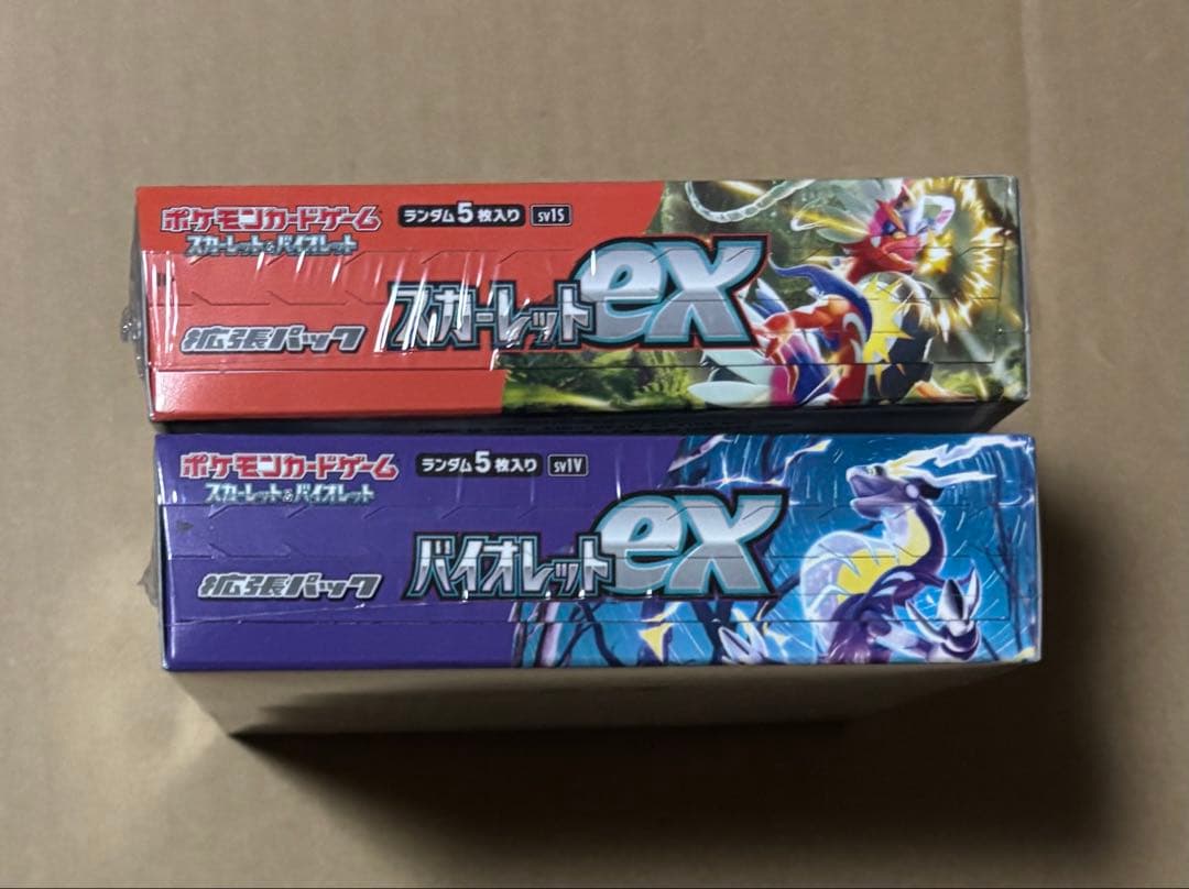 ポケモンカード シュリンク付き スカーレット バイオレット BOX