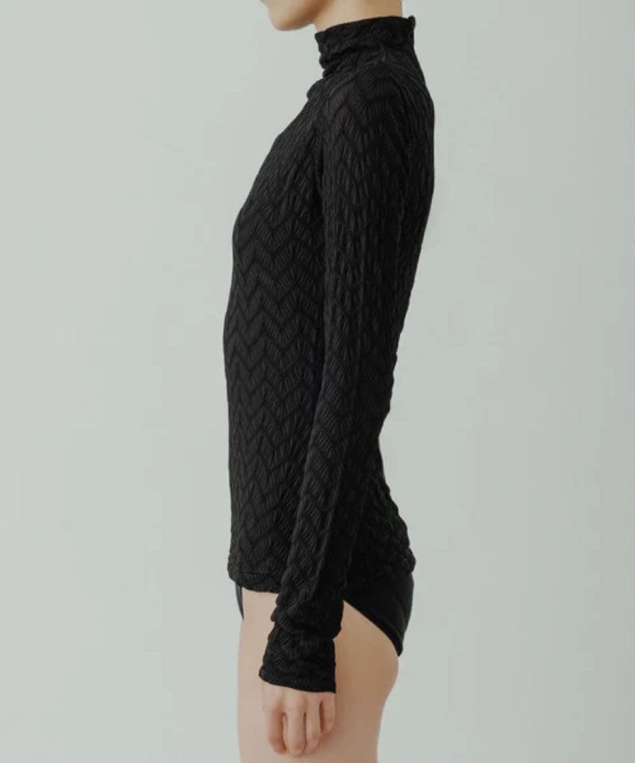 【FETICO × ё BIOTOP】JQJERSEYMOCK NECK TOP