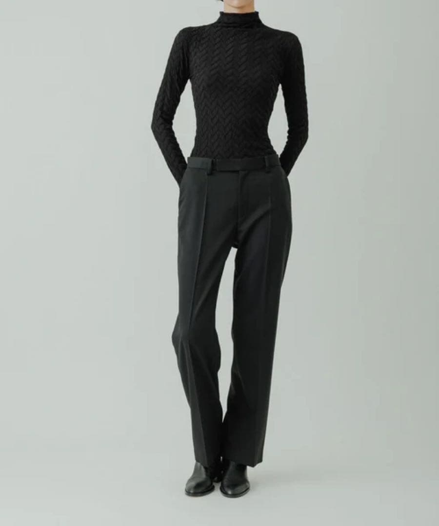 【FETICO × ё BIOTOP】JQJERSEYMOCK NECK TOP