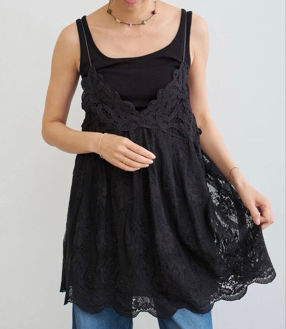 IENA⭐︎アンティークチュールバテンキャミ