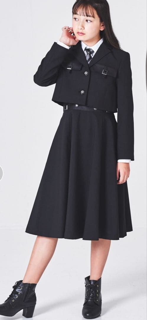 美品 ELLE EN NOIR 卒服 フォーマル　4点セット　165cm 黒