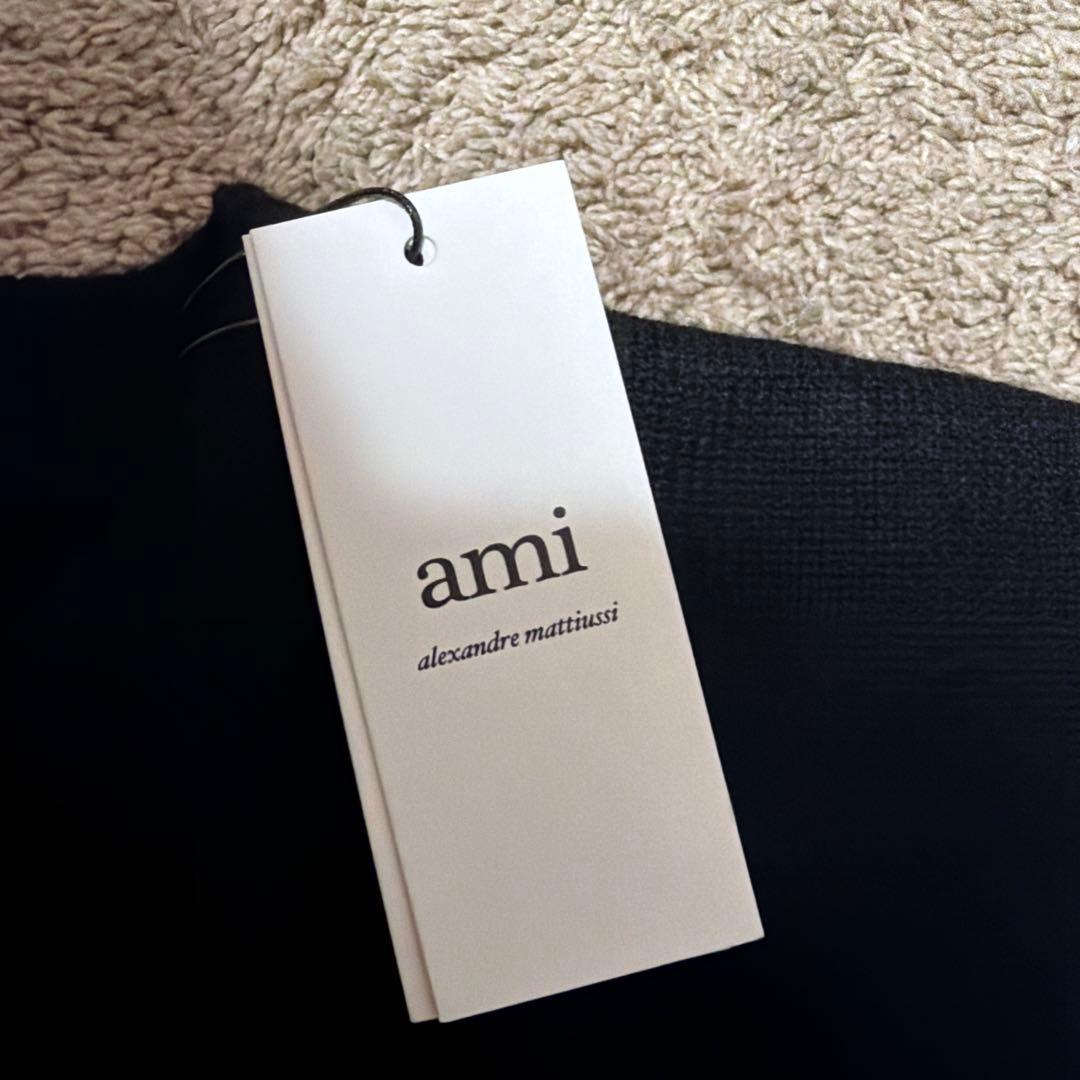 AMI Paris 秋冬 新作ブラック アミパリス ニットセーター M