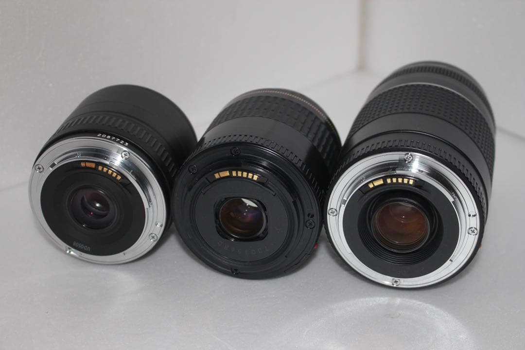 一眼レフカメラCanon EOS 80D標準&望遠&単焦点トリプルレンズセット