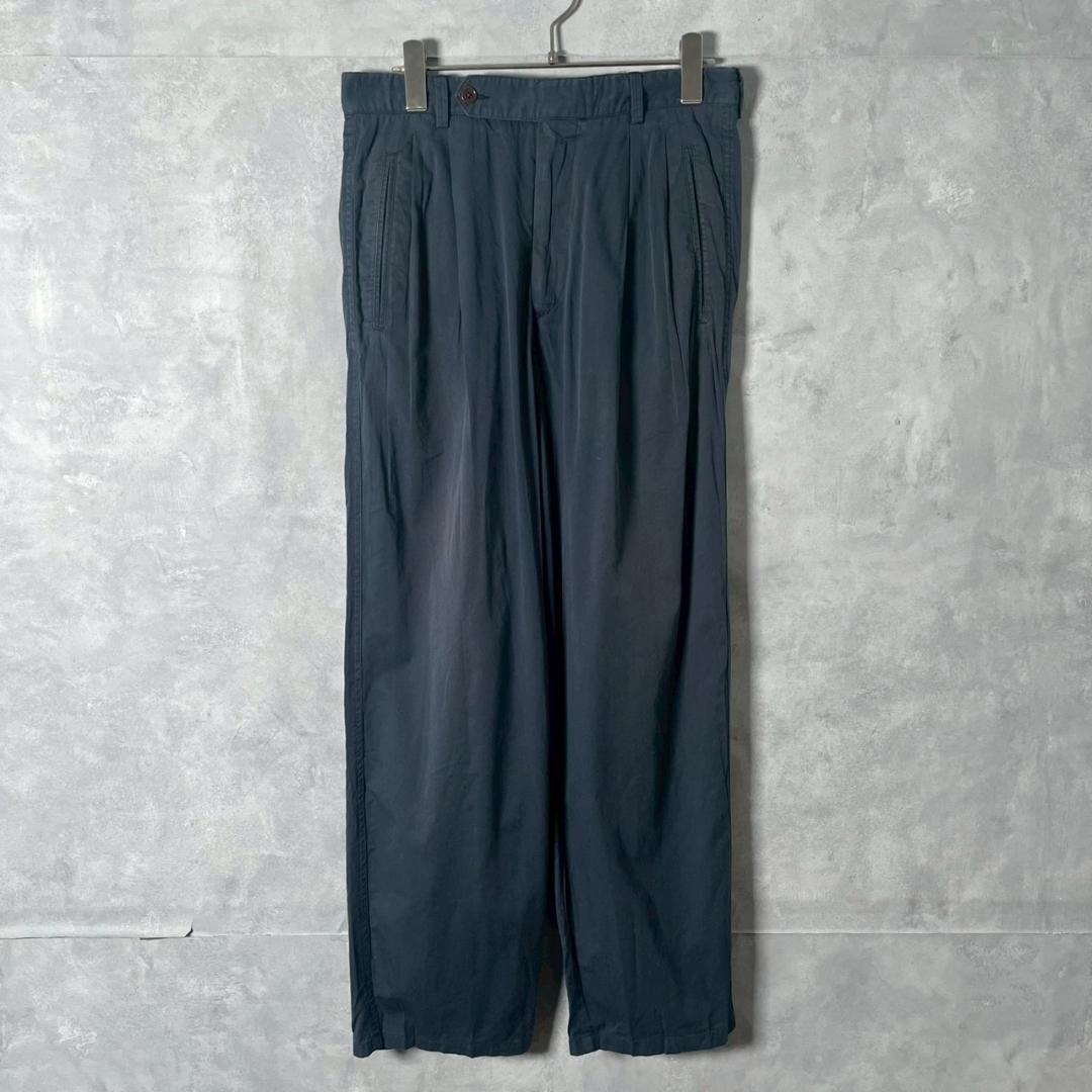 GIORGIO ARMANI 2タック コットンパンツ PM116