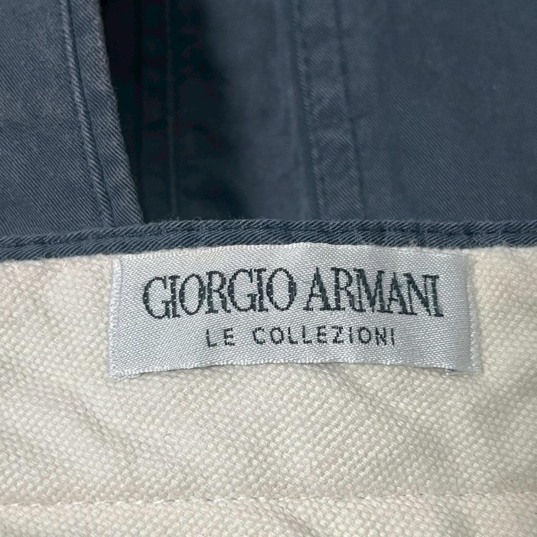 GIORGIO ARMANI 2タック コットンパンツ PM116