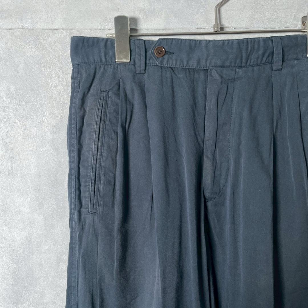 GIORGIO ARMANI 2タック コットンパンツ PM116