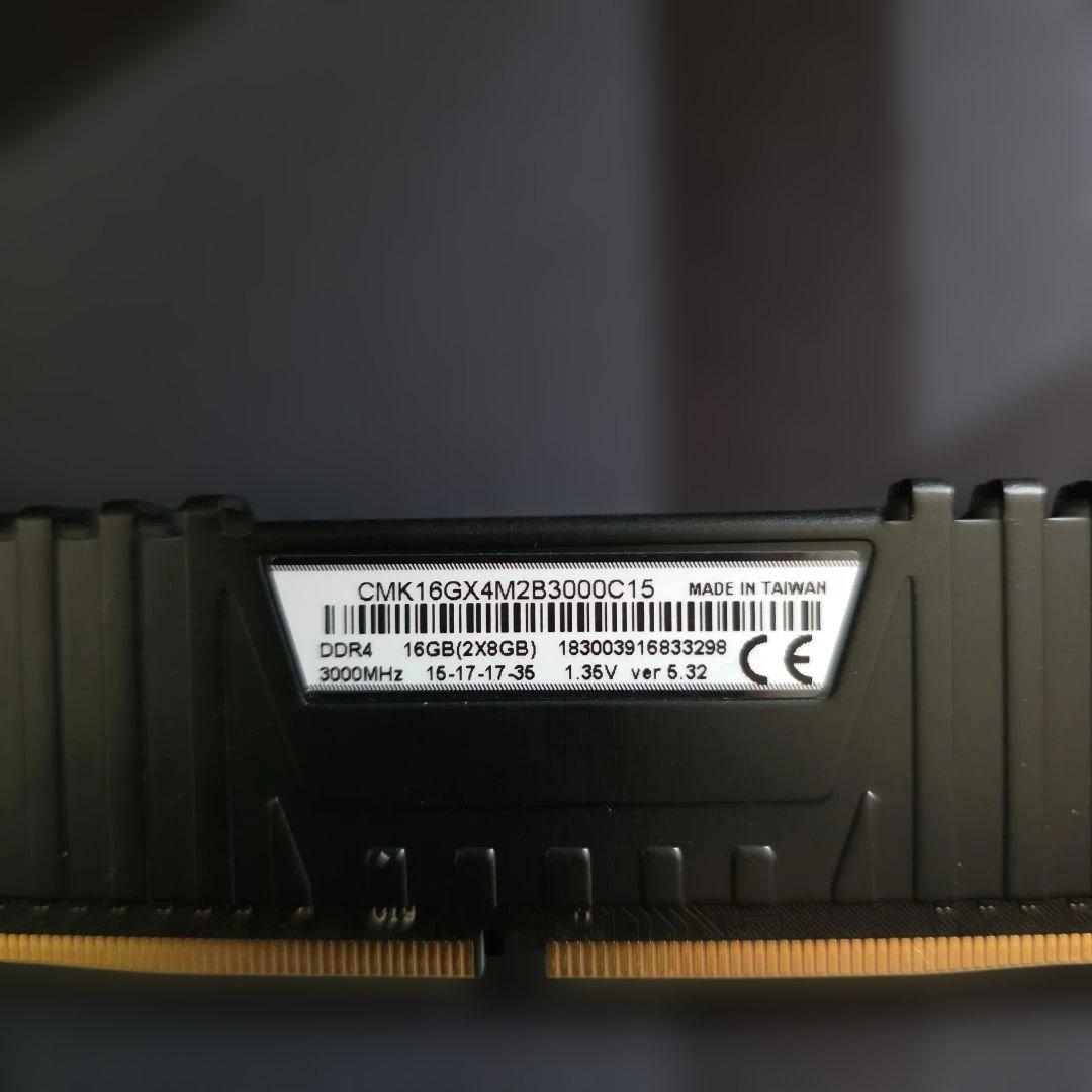 Corsair LPX DDR4 16GB x２枚組=32GB 3000MHz