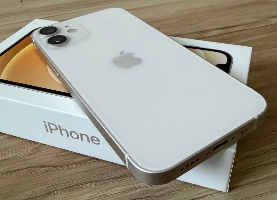 iPhone12 mini 128GB ホワイト SIMフリー 箱付