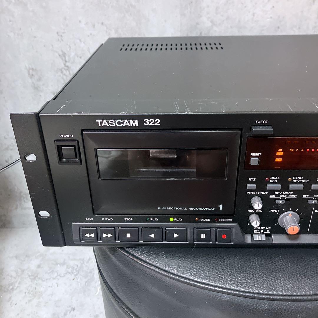 【希少】TASCAM 322　カセットデッキ カセットプレーヤー