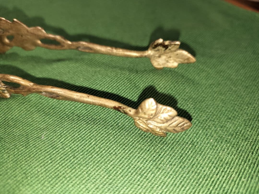 シルバー　アンティーク　シュガートング　銀　ドイツ