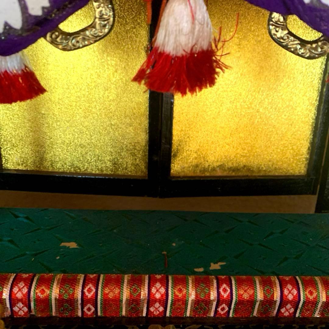 雛御殿 70cm×75cm アンティーク 木製 レトロ　ヴィンテージ