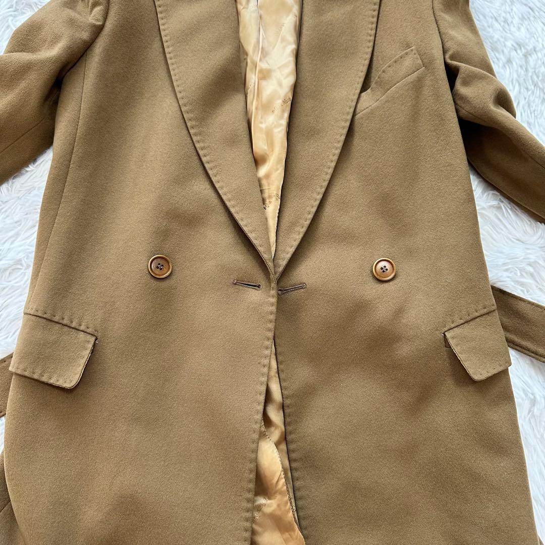 美品✨マックスマーラ ジャケット ウール キャメル 42 L ベルト付き