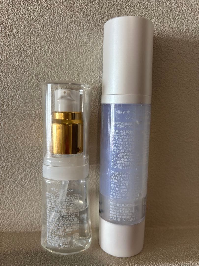 hana Labo シルキーエッセンス & オールインワンジェル