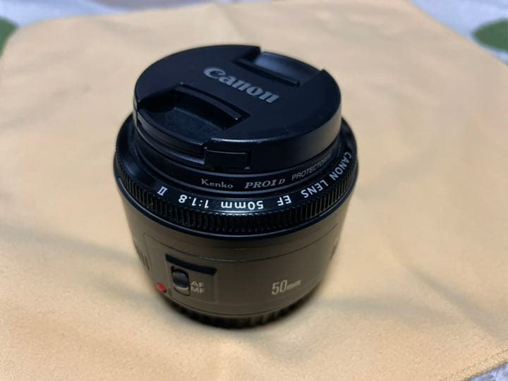 Canon EF50F1.8 2 純正　プロテクター付き