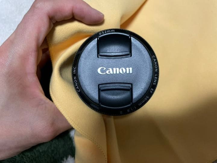 Canon EF50F1.8 2 純正　プロテクター付き