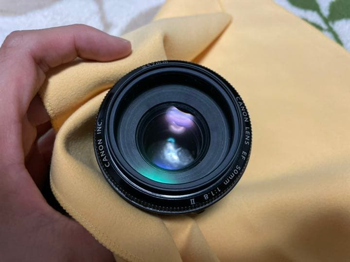 Canon EF50F1.8 2 純正　プロテクター付き