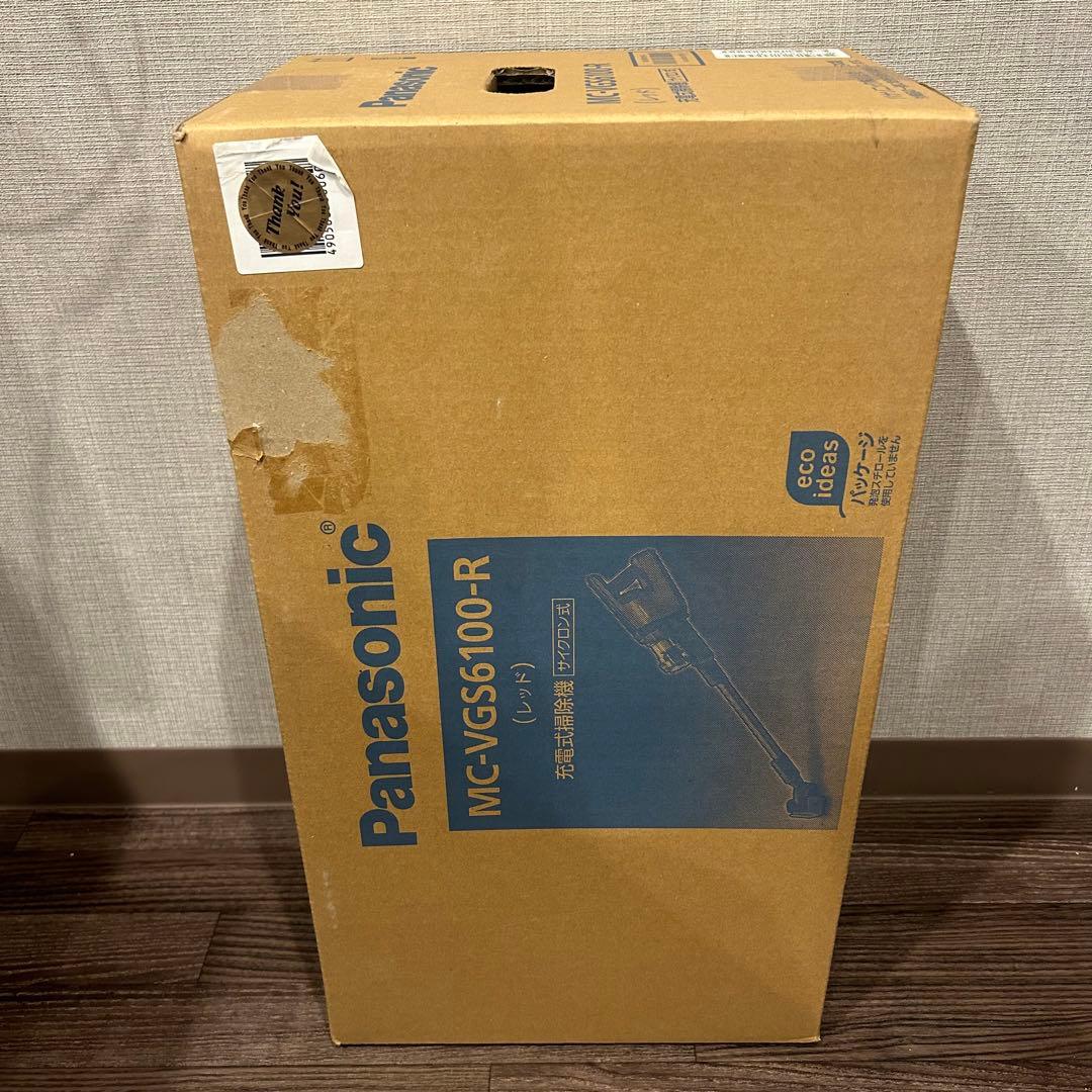 パナソニック 充電式掃除機 サイクロン MC-VGS6100-R