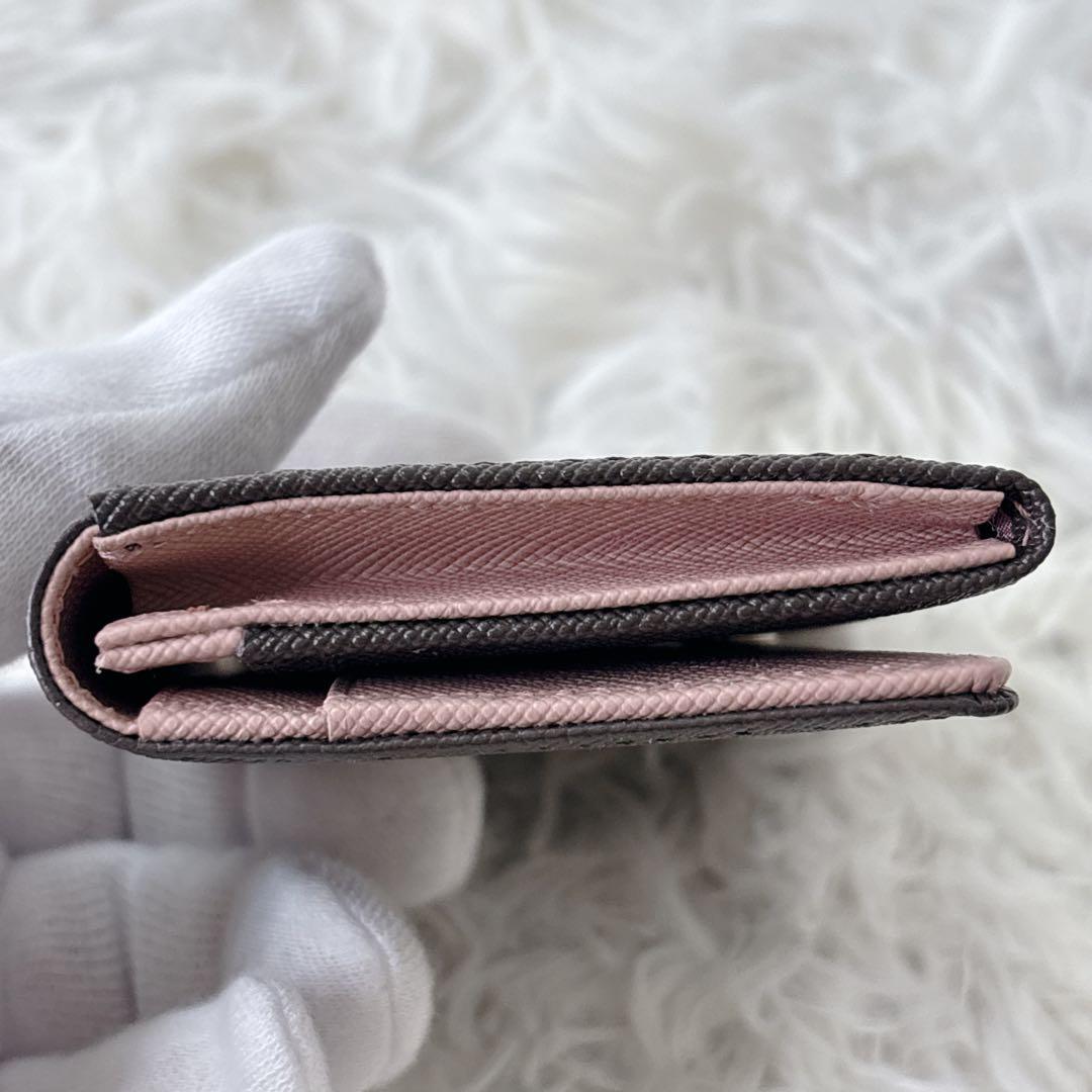 新品　agnes b. ブラック 名刺入れ　ピンク