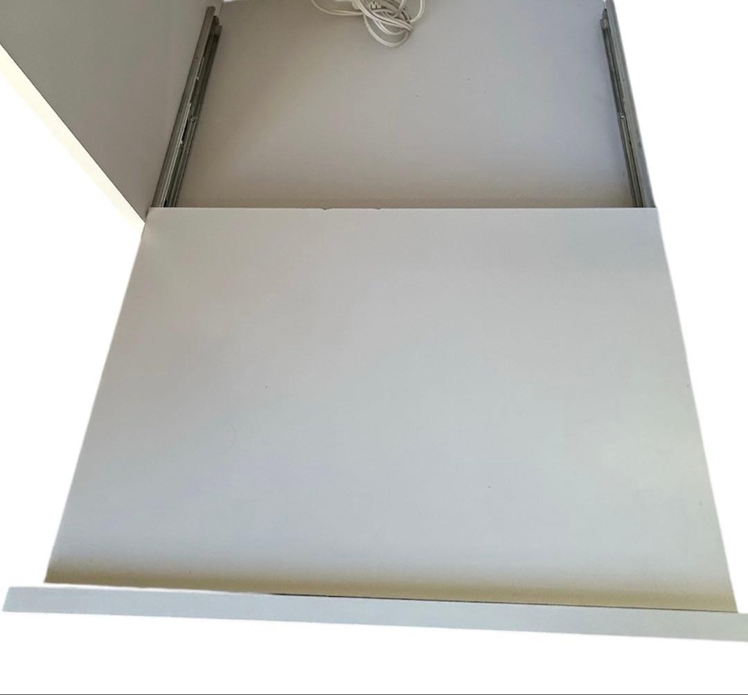 土井インテリヤ工業 レンジボード 収納家具 キッチン家具 ホワイト キッチン収納