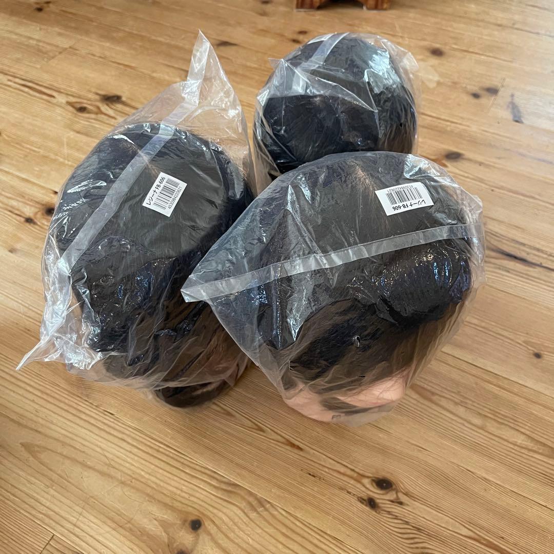 カットウィッグ　3体