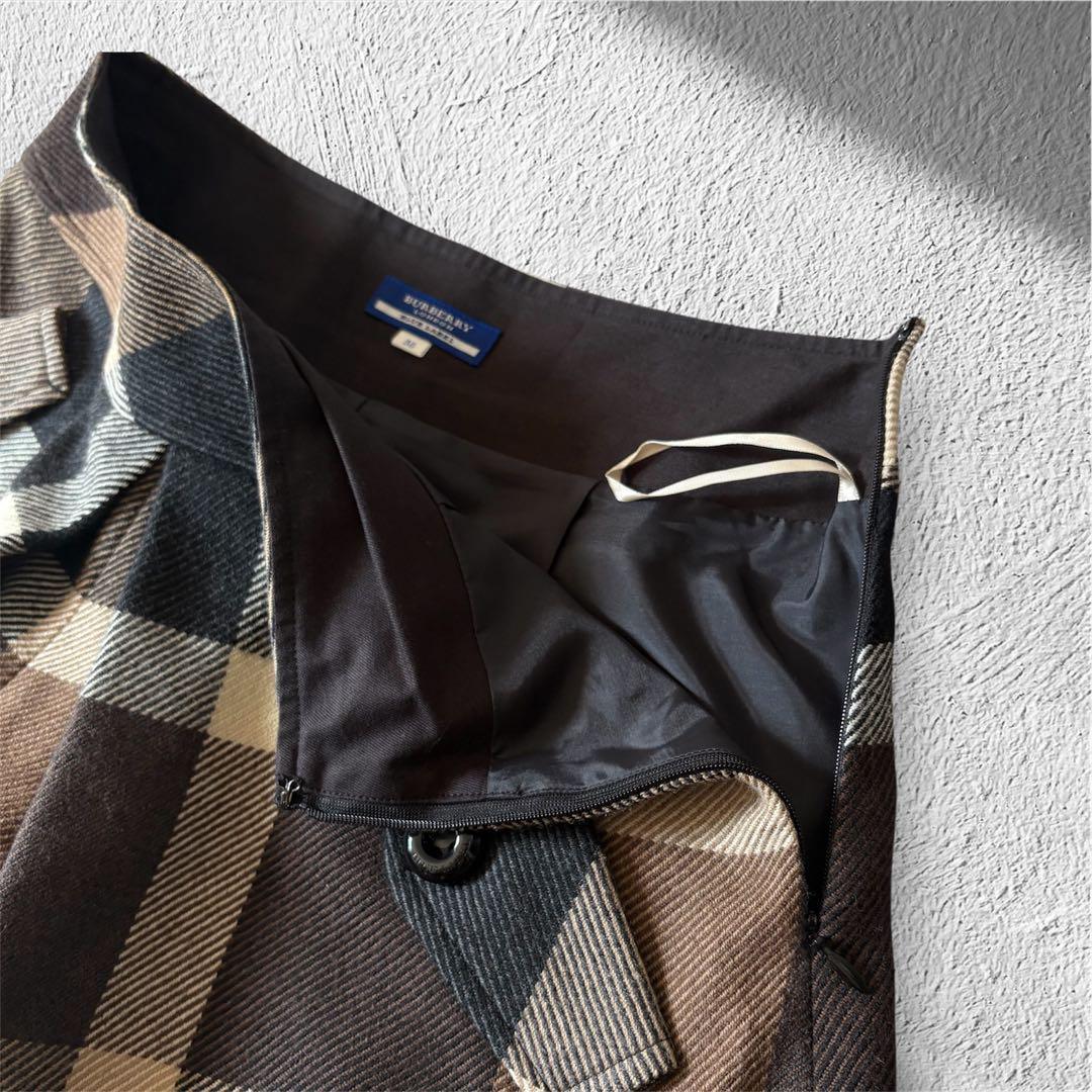 パンツ BURBERRY BLUE LABEL wool short pants y2k