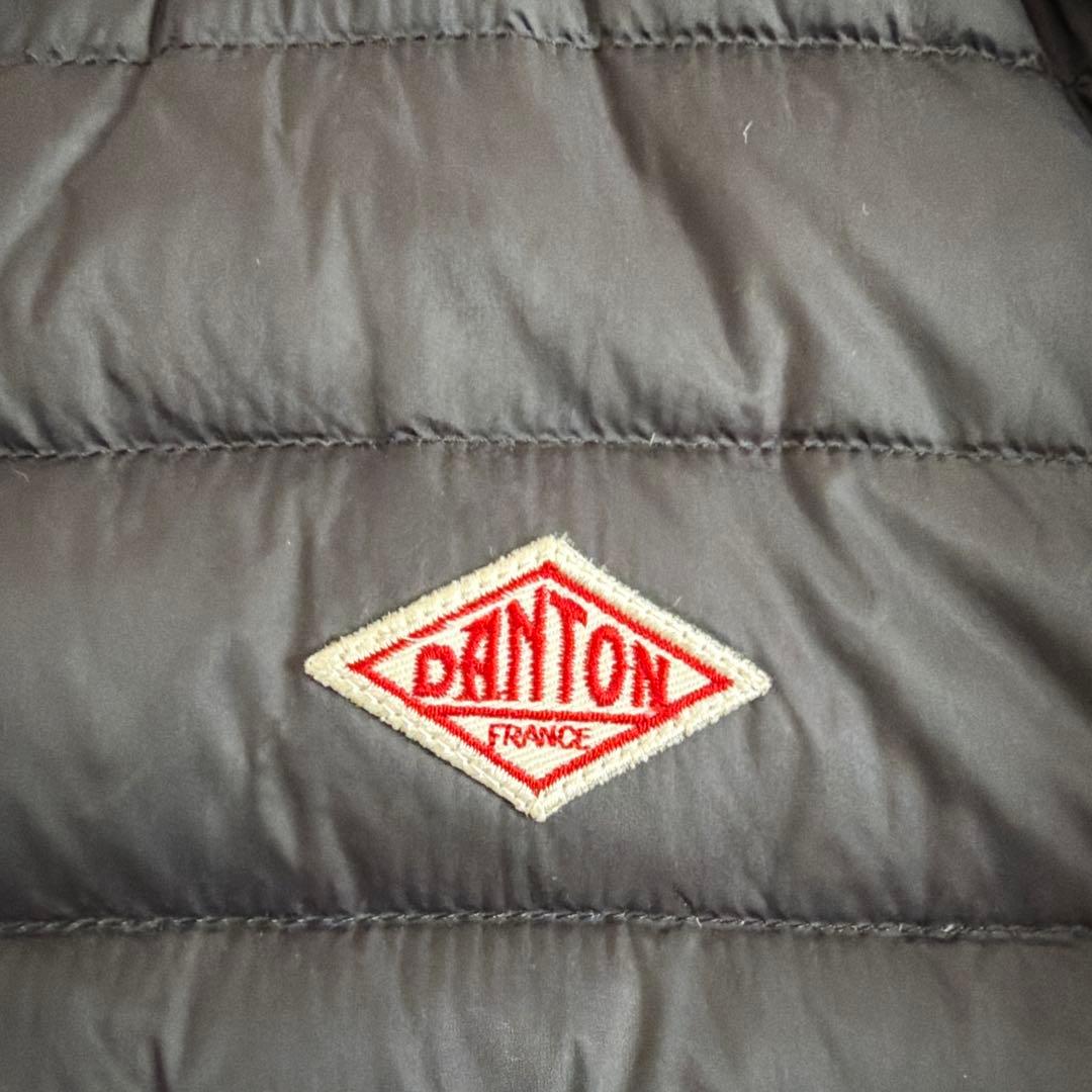 DANTON ダウンジャケット メンズMサイズ　ブラック