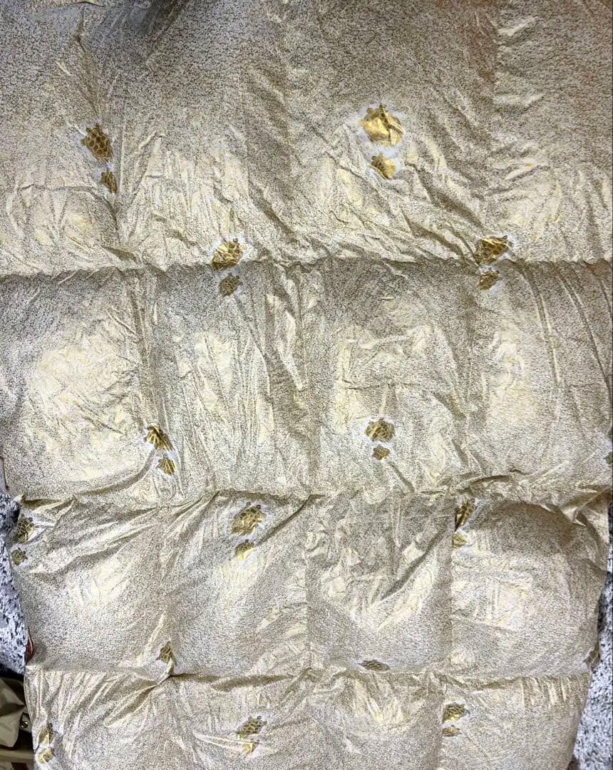 未使用　最高級 ハンガリアン ホワイト グースダウン 羽毛ふとん