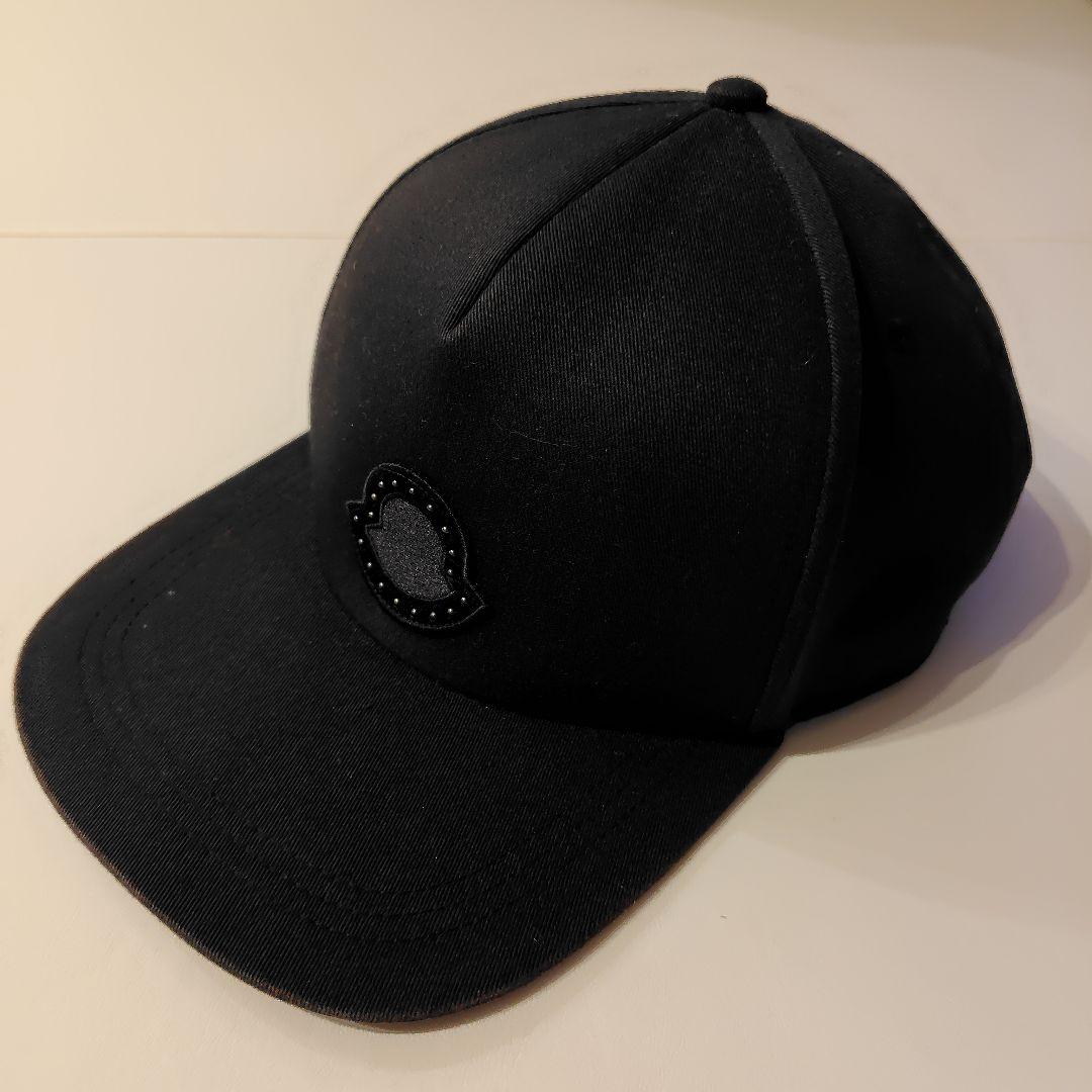 MONCLER　モンクレール　キャップ 　黒　ブラック　状態よくご確認ください