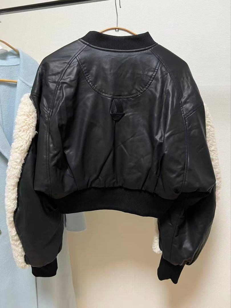 ジャケット・アウター OMMO SLEEVE BOA SHORT MA-1