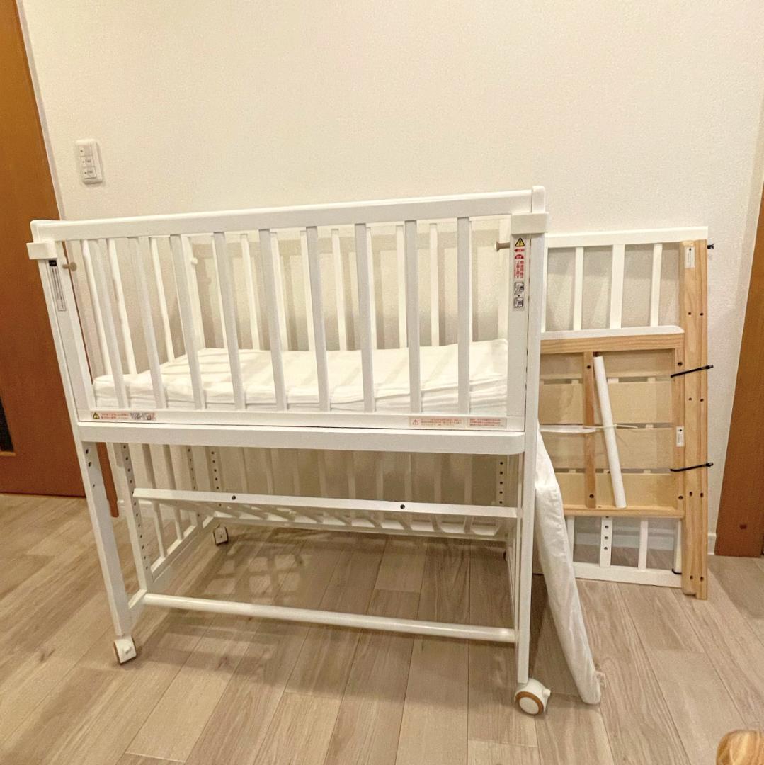 ★除菌清掃済★大和屋　そいねーる＋ロング⭐︎ベビーベッドマットレス付き