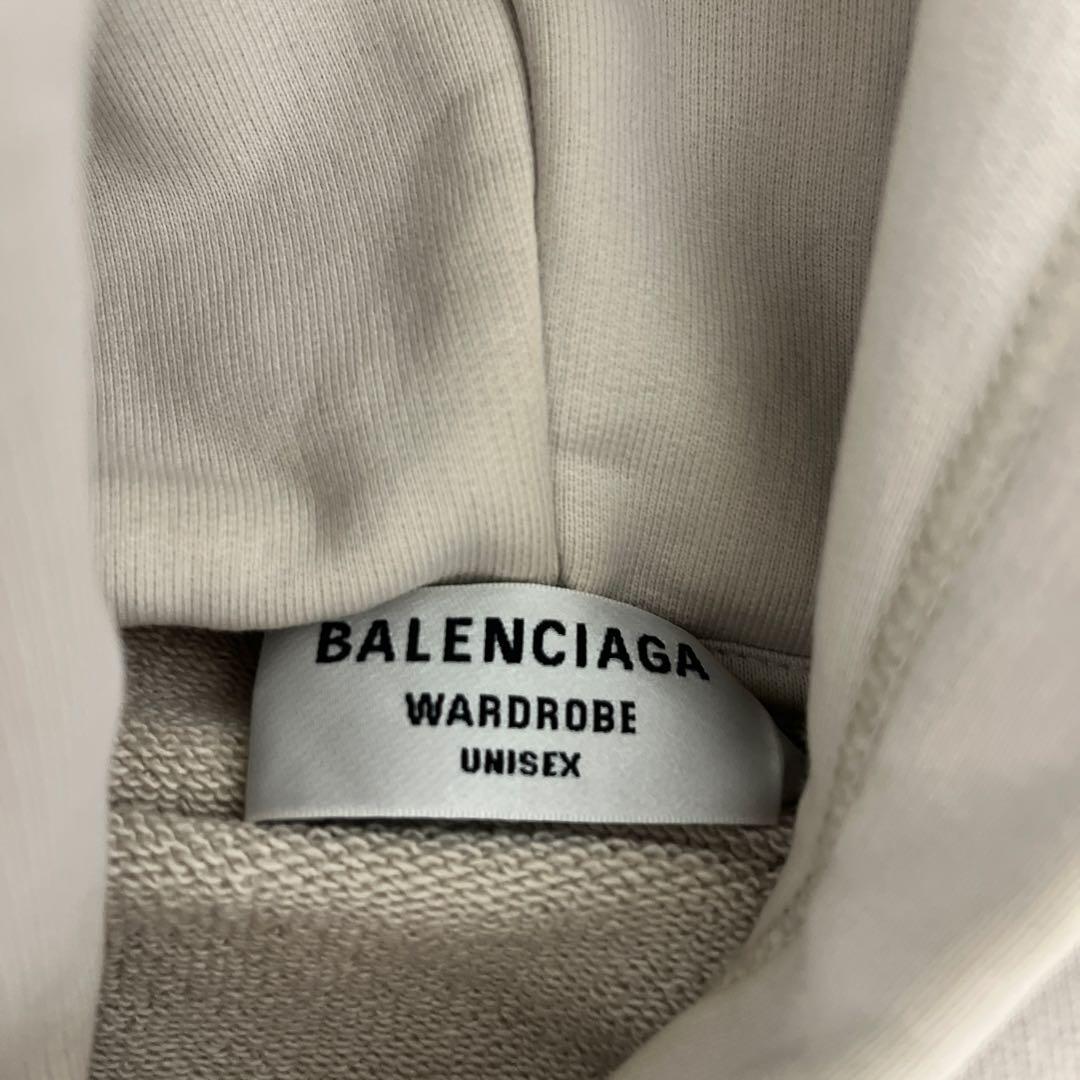 balenciaga ベージュ パーカー ユニセックス