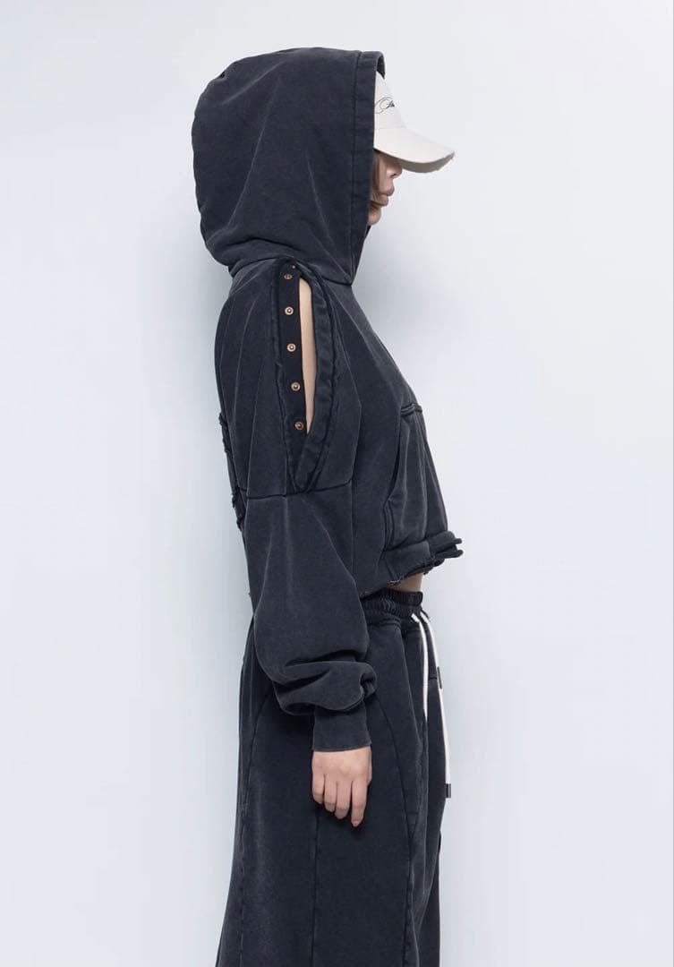 theredthread S openshoulder hoodie フーディー