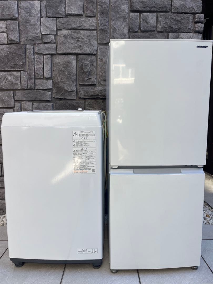 福岡市配送設置無料　大きめ152L冷蔵庫、洗濯機セット