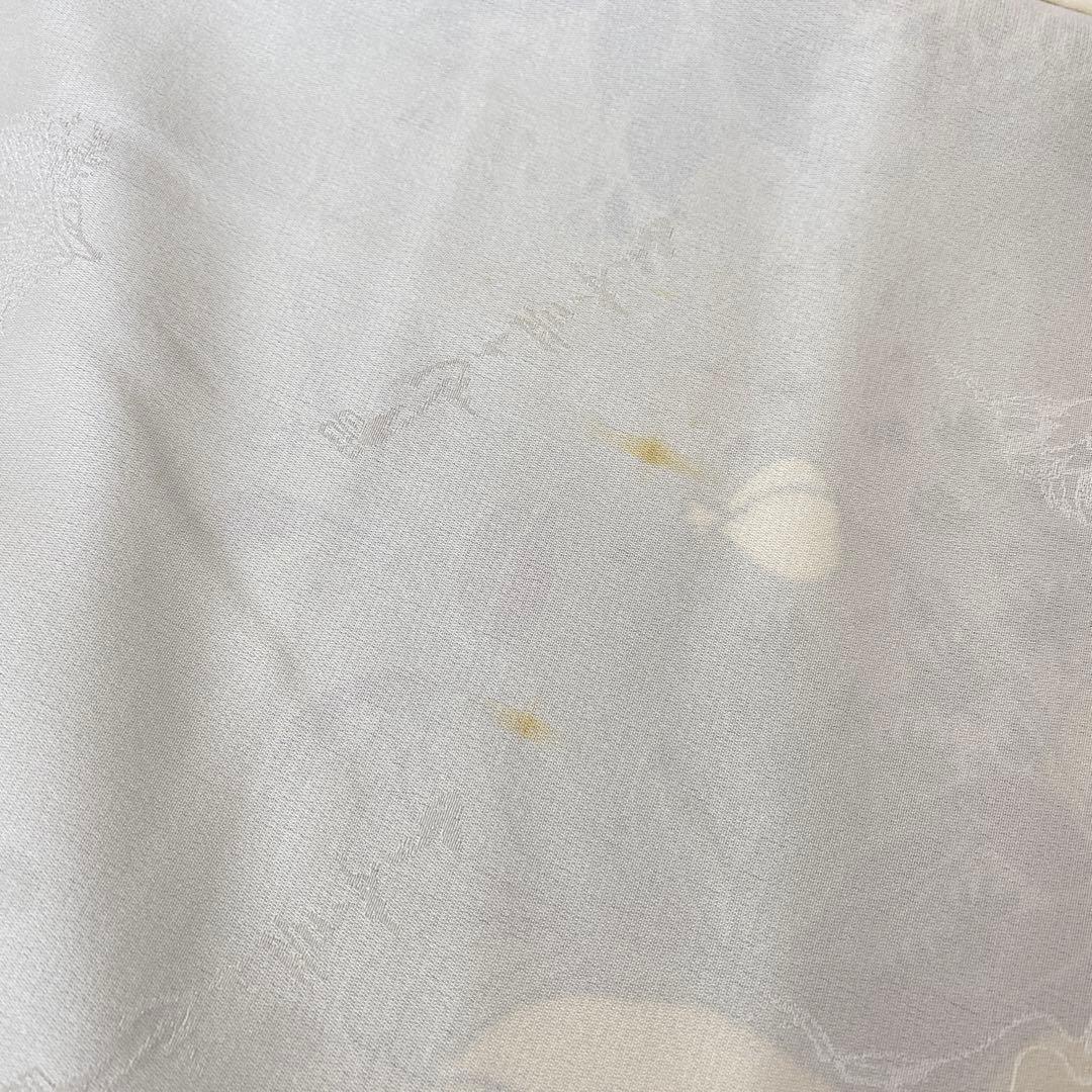 洗い張り単衣仕立て直しK1023 美品 逸品 上品 重要無形文化財 正絹 結城紬