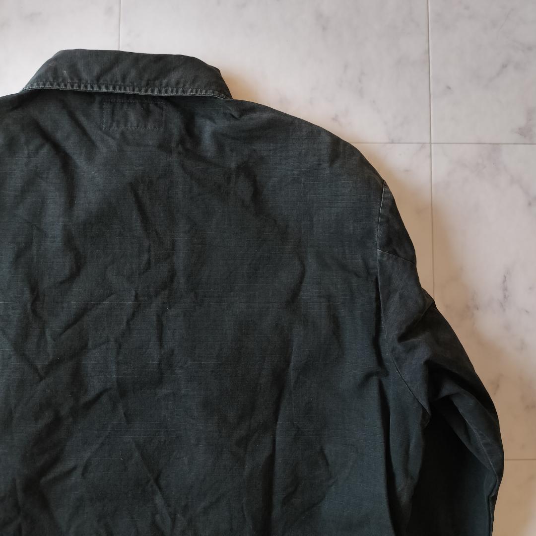 RRL ブラックファティーグフィールドジャケット M ガーメントダイ フェード