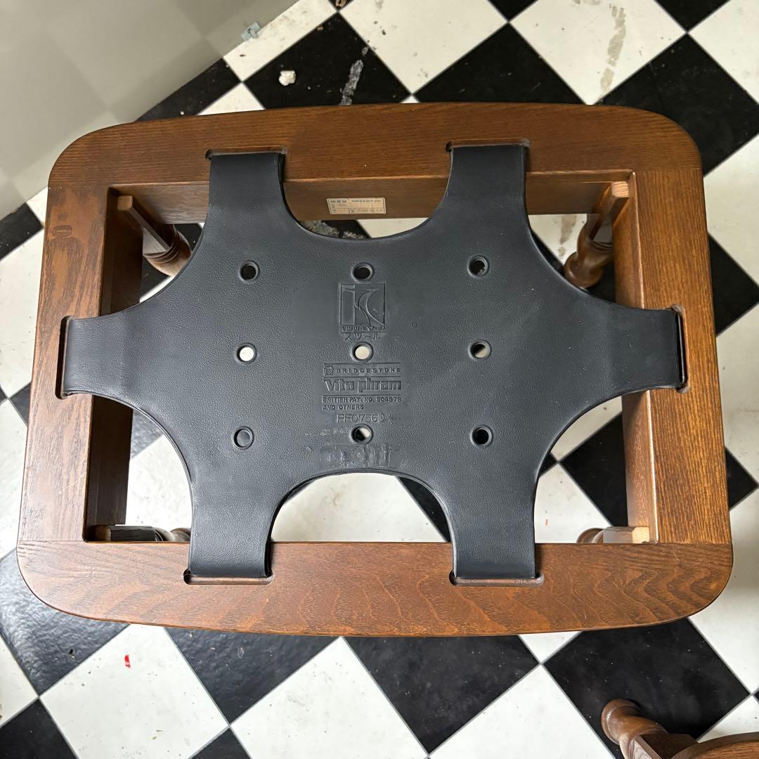 ③あずき様　二脚セット　キツツキ　飛騨産業　穂高　オットマン　ボタニカル