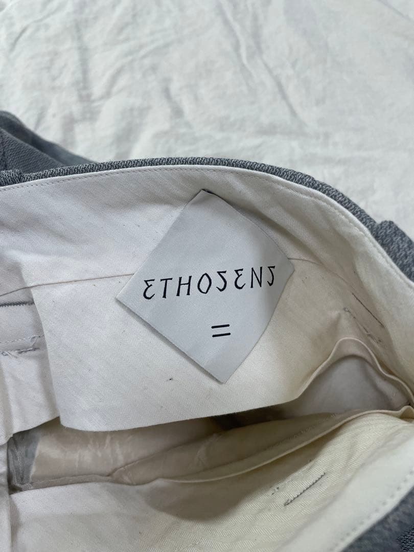 ETHOSENS \" Ear name 袴 \" wool slacks